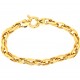 Pre Owned 9ct Fancy Link Bracelet ZX404